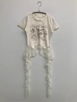 Tシャツ/カットソー/トップス/ホワイト