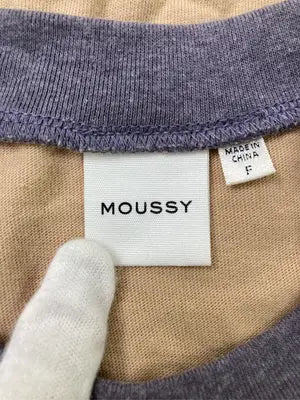 MOUSSY/マウジー/Tシャツ/カットソー/トップス/ブラウン/F