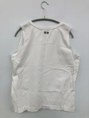 ANYA HINDMARCH/タンクトップ/トップス/ホワイト/XL