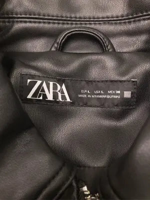 ZARA/ザラ/レザージャケット/ジャケット/アウター/ブラック/L