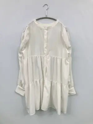 w closet/ダブルクローゼット/シャツワンピース/ワンピース/ドレス/ホワイト/F