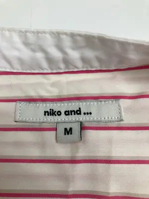 niko and .../ニコアンド/シャツ/ブラウス/トップス/レッド/M