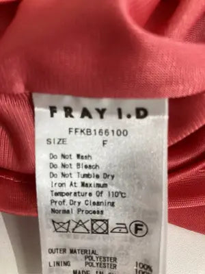 FRAY I.D/フレイアイディー/ワンピース/ワンピース/ドレス/レッド/F