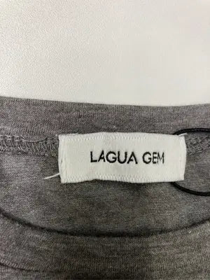 LAGUA GEM/ラグアジェム/Tシャツ/カットソー/トップス/グレー/FREE