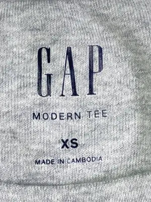 GAP/ギャップ/Tシャツ/カットソー/トップス/グレー/XS