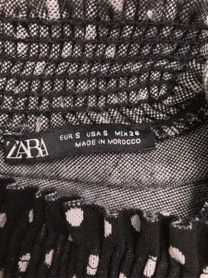 ZARA/ザラ/Tシャツ/カットソー/トップス/ブラック/EUR S
