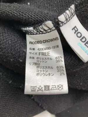 RODEO CROWNS/ロデオクラウンズ/セットアップ/ジャケット/アウター/ブラック/FREE