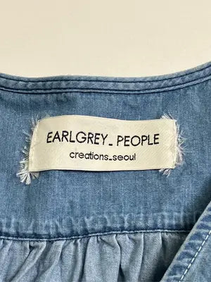 EARLGREY_PEOPLE/シャツ/ブラウス/トップス/ブルー