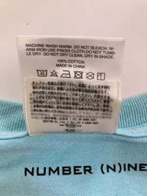 NUMBER (N)INE/Tシャツ/カットソー/トップス/スカイブルー/S
