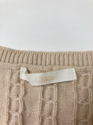 Chico/チコ/ニット/セーター/トップス/ベージュ/F