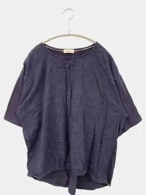 No jean/Tシャツ/カットソー/トップス/ネイビー/L