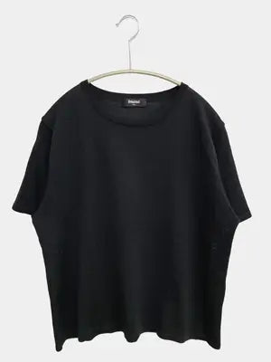 imana/Tシャツ/カットソー/トップス/ブラック/3L