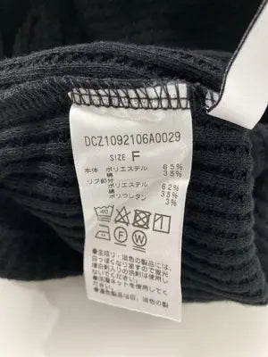 Discoat/ディスコート/Tシャツ/カットソー/トップス/ブラック/F