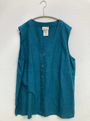 Kethie Lea/ノースリーブ/トップス/ブルー/18W/20W