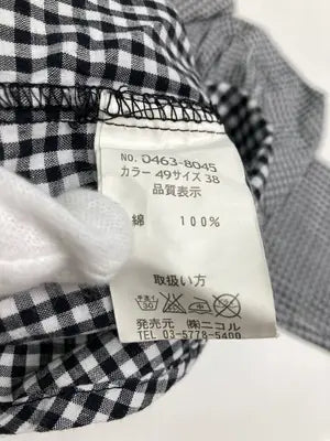 179/WG/イチナナキュウダブルジー/シャツ/ブラウス/トップス/ブラック/38
