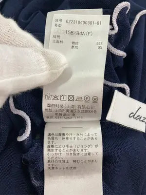 dazzlin/ダズリン/Tシャツ/カットソー/トップス/ネイビー/F