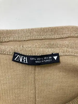 ZARA/ザラ/ワンピース/ワンピース/ドレス/ベージュ/L