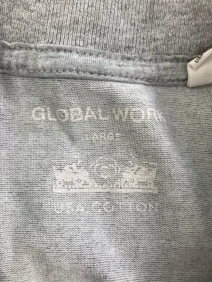 GLOBAL WORK/グローバルワーク/Tシャツ/カットソー/トップス/グレー/LARGE
