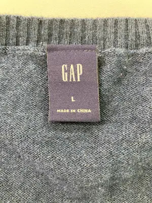 GAP/ギャップ/ニット/セーター/トップス/ネイビー/L