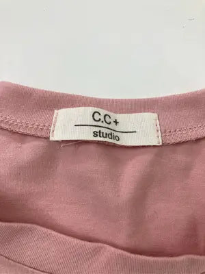 C.C+ studio/Tシャツ/カットソー/トップス/ピンク
