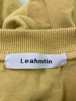 Leahmatin/Tシャツ/カットソー/トップス/イエロー/L