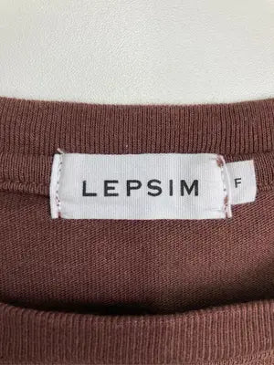 LEPSIM/レプシィム/Tシャツ/カットソー/トップス/ブラウン/F