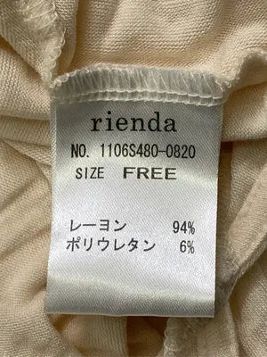 rienda/リエンダ/カーディガン/ボレロ/トップス/アイボリー/F