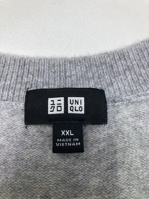 UNIQLO/ユニクロ/Tシャツ/カットソー/トップス/グレー/XXL