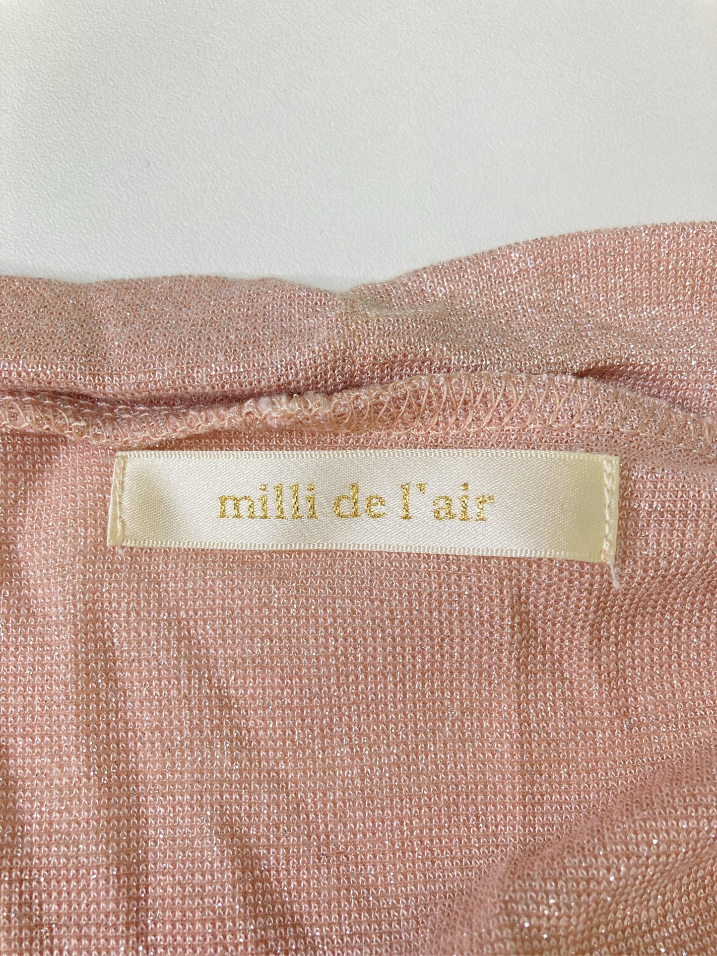 milli de I`air/カーディガン/ボレロ/トップス/ピンク