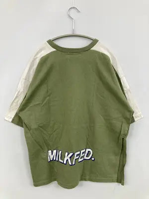 MILK FED./ミルクフェド/Tシャツ/カットソー/トップス/グリーン/ONE SIZE