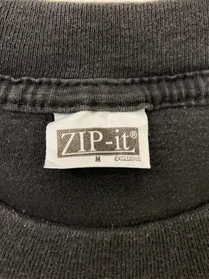ZIP-it/Tシャツ/カットソー/トップス/ブラック/M
