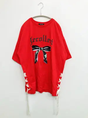 Chip Clip/チップクリップ/Tシャツ/カットソー/トップス/レッド/M