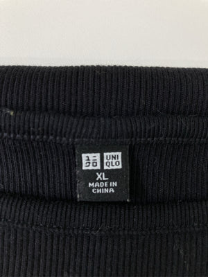 UNIQLO/ユニクロ/ノースリーブ/トップス/ブラック/XL