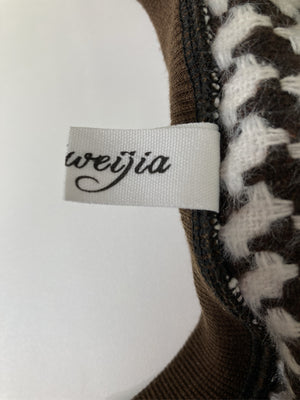 weiweijia/ニット/セーター/トップス/ブラウン