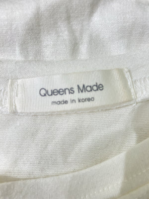 queens made/クイーンズメイド/Tシャツ/カットソー/トップス/ホワイト