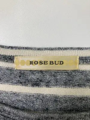 ROSE BUD/ローズバッド/Tシャツ/カットソー/トップス/グレー/F