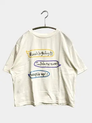 AS KNOW AS PINKY/アズノゥアズピンキー/Tシャツ/カットソー/トップス/ホワイト/*