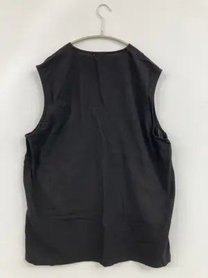 Fashion/ファッション/ノースリーブ/トップス/ブラック/2XL