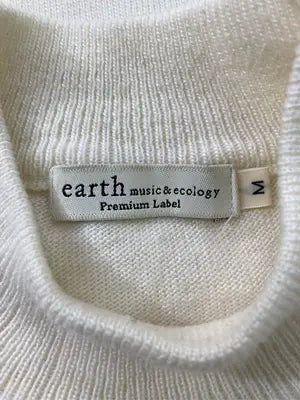 earth music&ecology/アースミュージックアンドエコロジー/ニット/セーター/トップス/ホワイト/M