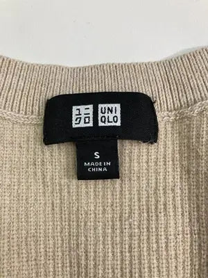 UNIQLO/ユニクロ/ノースリーブ/トップス/ベージュ/S
