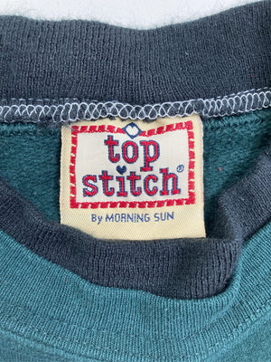 top stitch/スウェット/トップス/グリーン/L