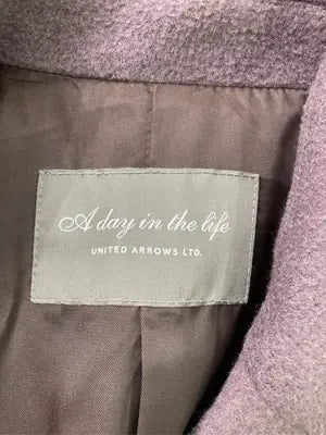 A DAY IN THE LIFE UNITED ARROWS/アデイインザライフユナイテッドアローズ/チェスターコート/ジャケット/アウター/パープル