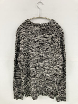 BACK NUMBER/バックナンバー/ニット/セーター/トップス/グレー/L