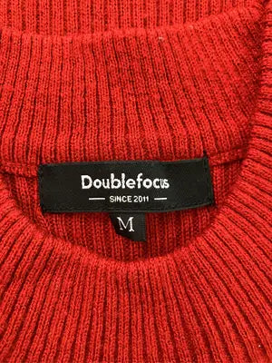 Doublefocus/ダブルフォーカス/ニット/セーター/トップス/レッド/M