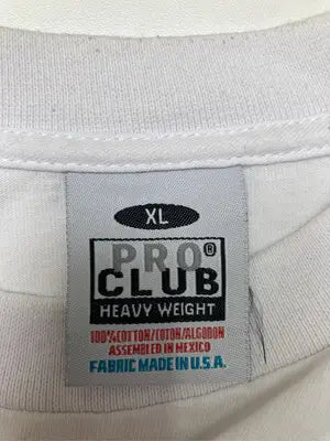 PRO CLUB/Tシャツ/カットソー/トップス/ホワイト/XL