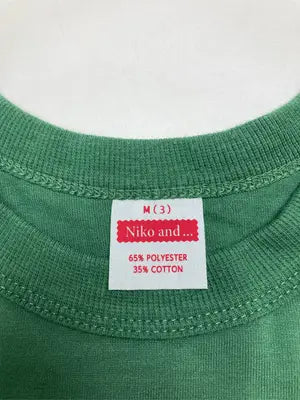 niko and .../ニコアンド/Tシャツ/カットソー/トップス/グリーン/M