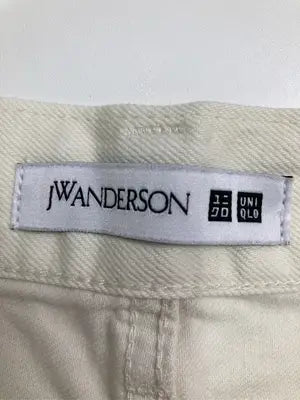 UNIQLO JW Anderson/ユニクロジェイダブリューアンダーソン/デニムパンツ/パンツ/アイボリー/25 (63.5cm)