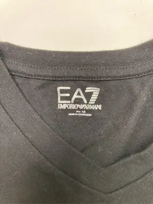 EMPORIO ARMANI/エンポリオアルマーニ/Tシャツ/カットソー/トップス/ブラック/XS