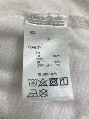 BASQUE/バスク/Tシャツ/カットソー/トップス/ホワイト/F