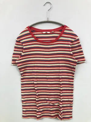 UNIQLO/ユニクロ/Tシャツ/カットソー/トップス/レッド/M